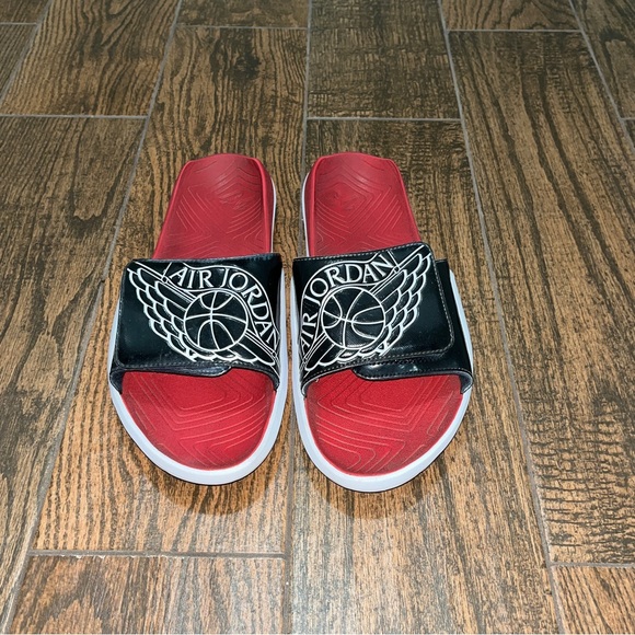 Jordan Other - Mens Air Jordan Jumpman Hydro 7 Bred Slides Sandals Sz. 11